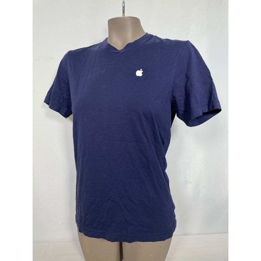 Apple Store Blue Genius Bar Employee T-Shirt Women's XS - Picture 4 of 9